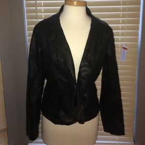 Bcbg Maxazria Leather Blazer