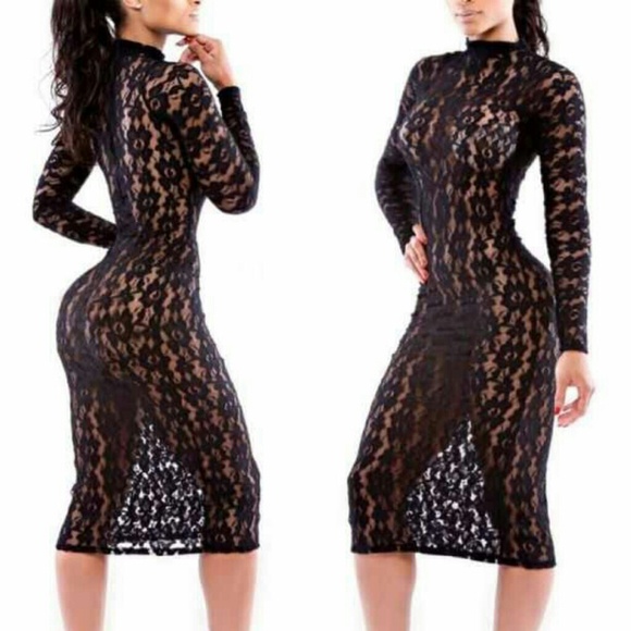 Black Lace Dress