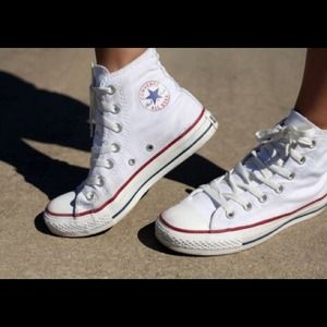 White high top converse