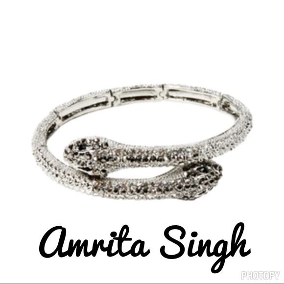 Amrita Singh Jewelry - 📬FREE SHIP NWT Amrita Singh Snake Wrap Bracelet!
