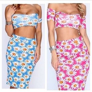 Two piece skirt set
