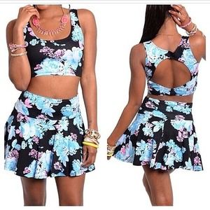 Two piece skirt set