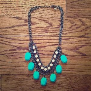 Turquoise Bib Necklace