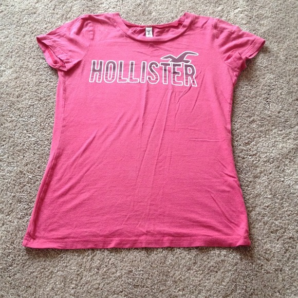 Pink Hollister t-shirt - Picture 1 of 1
