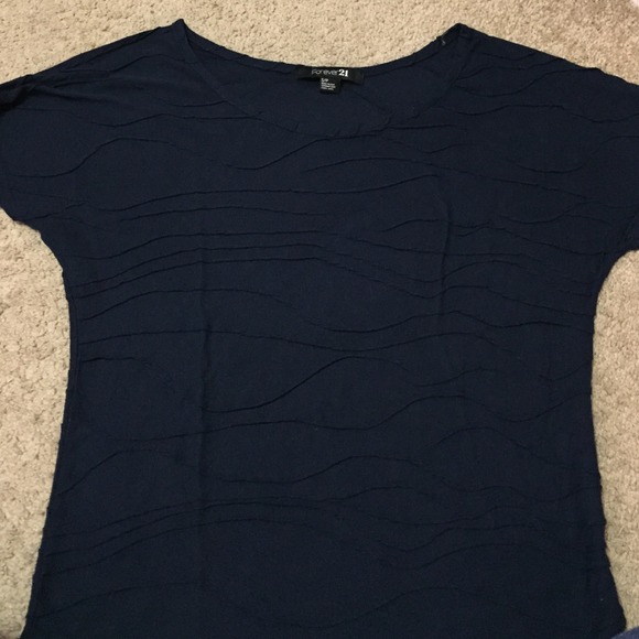 Navy blue F21 shirt