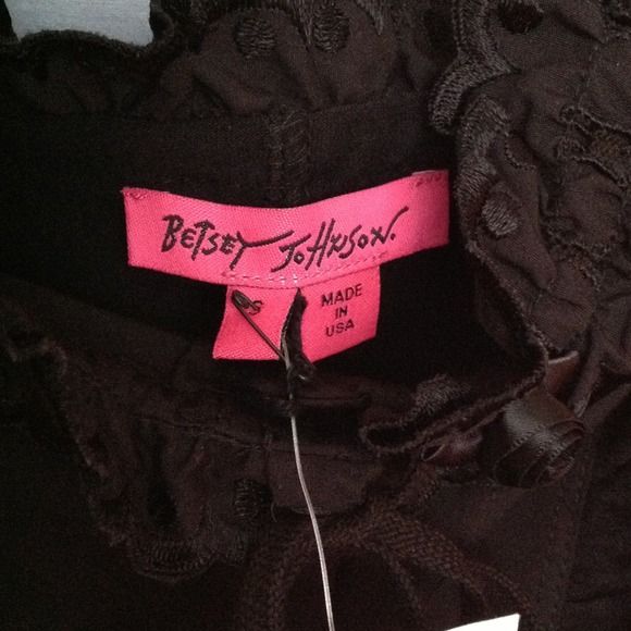 NWT Betsey Johnson Black Corset Top ❌No Trades❌ - Picture 3 of 4