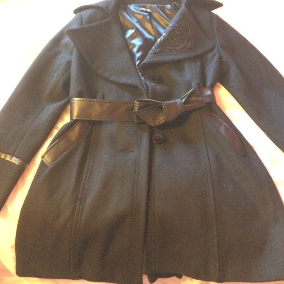 APT. 9 Black Pea-Coat