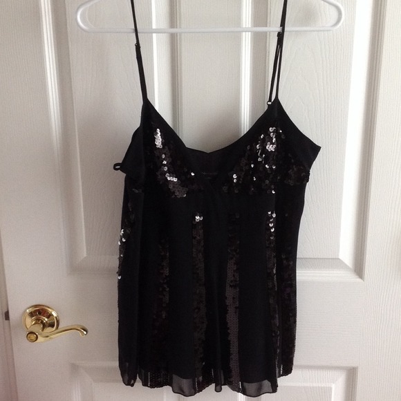 BCBG sequin top