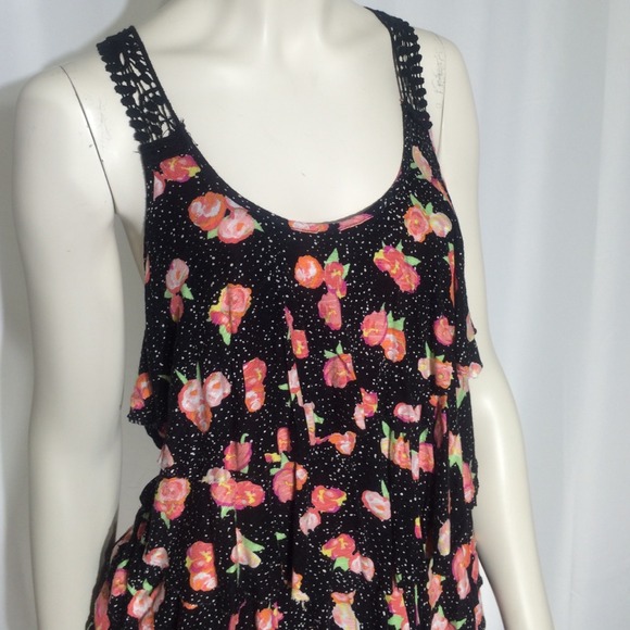 Candies Tank with Crochet Back