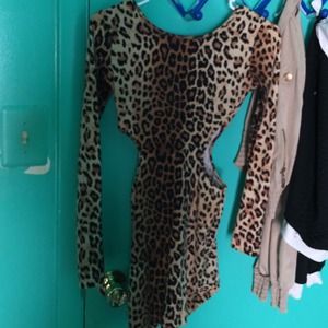 Cheetah bodycon dress