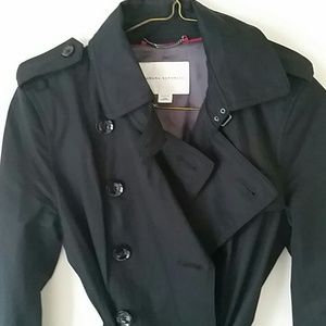 Banana Republic black trenchcoat