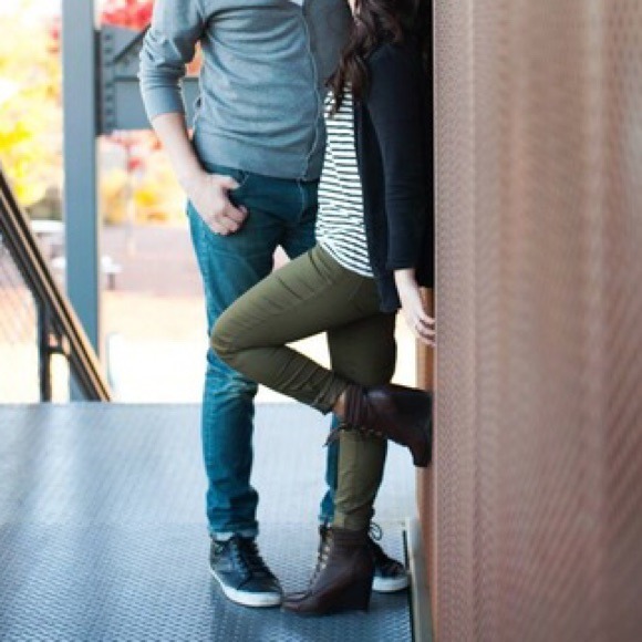 Forever 21 Brown Lace-Up Ankle Boots-Sz 7