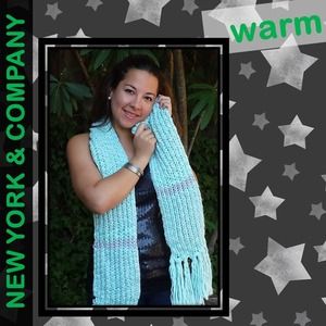 ❄️⭐️❄️ Light-Mint Knit Scarf ❄️⭐️❄️