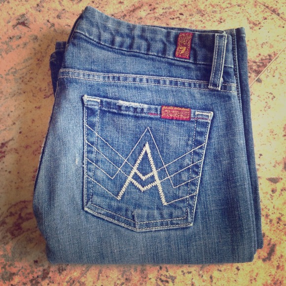 7 all man kind jeans PETITE