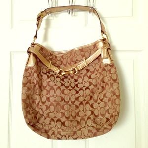 Large Coach Hobo Handbag