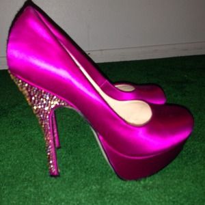 Steve Madden Fuschia Pink Heels 💖👌