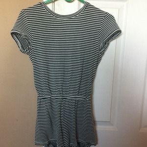 American Apparel stripped romper