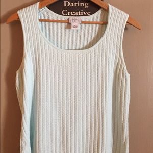 Knit, sleeveless top