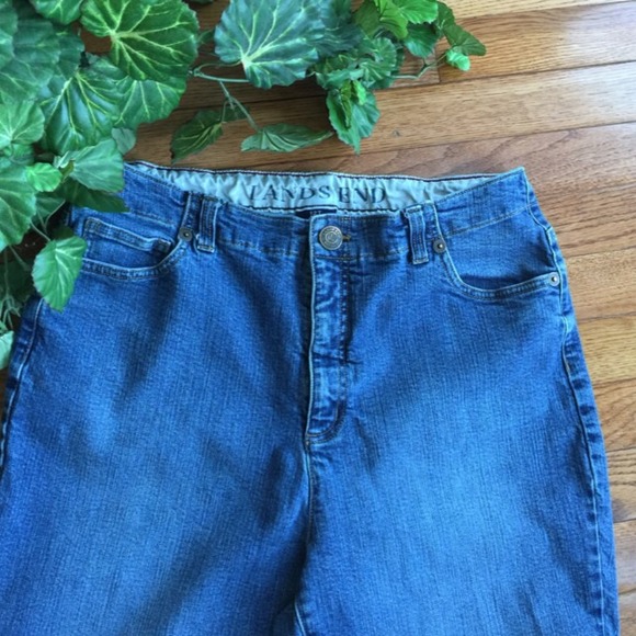 Land's End Boot Leg Original Fit Jeans Size 12Tall - Picture 2 of 3