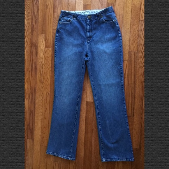 Land's End Boot Leg Original Fit Jeans Size 12Tall - Picture 3 of 3