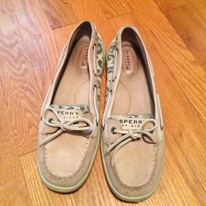 Leopard Sequin Sperry Top-Siders