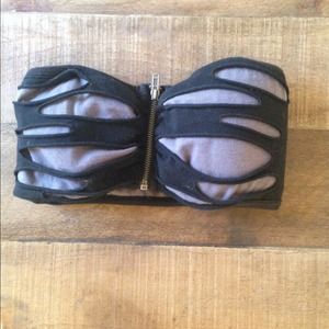 Black and grey bandeau