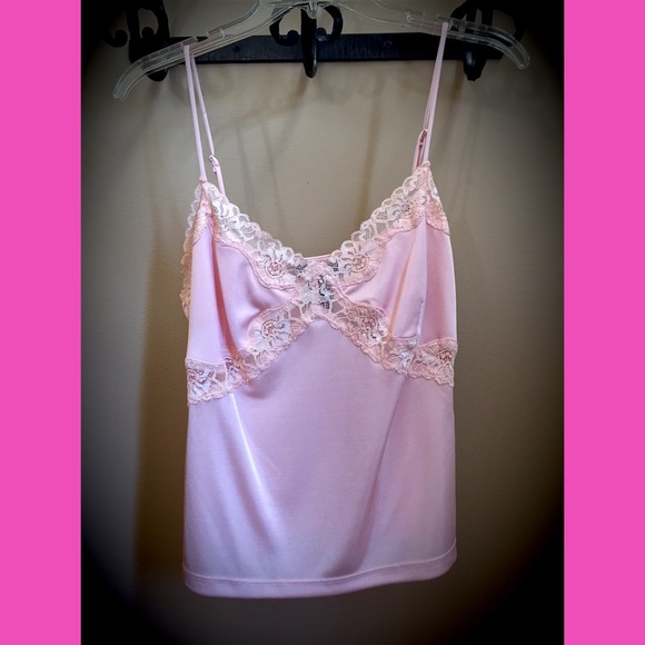 Express Pink Lacy Camisole - NWOT