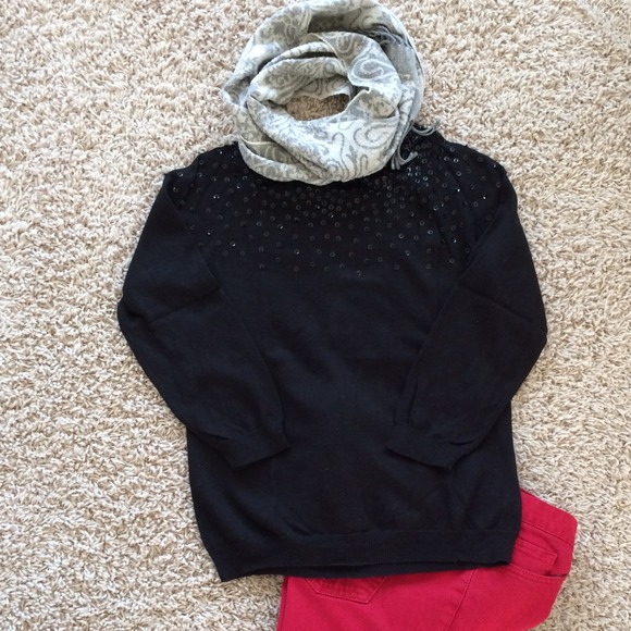 💥 Black sequin pullover - Picture 2 of 2