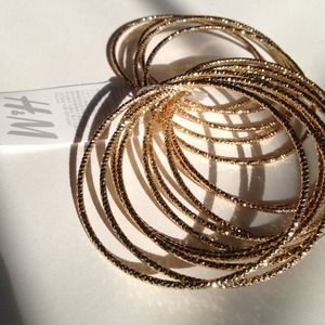 Gold bangles
