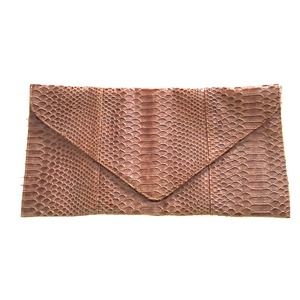 Brown Envelope Clutch