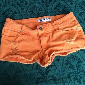 Orange shorts