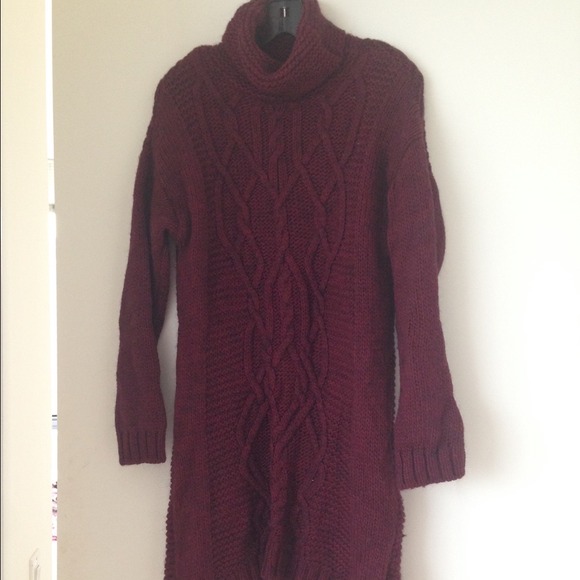 Zara Knitwear Turtleneck Dress