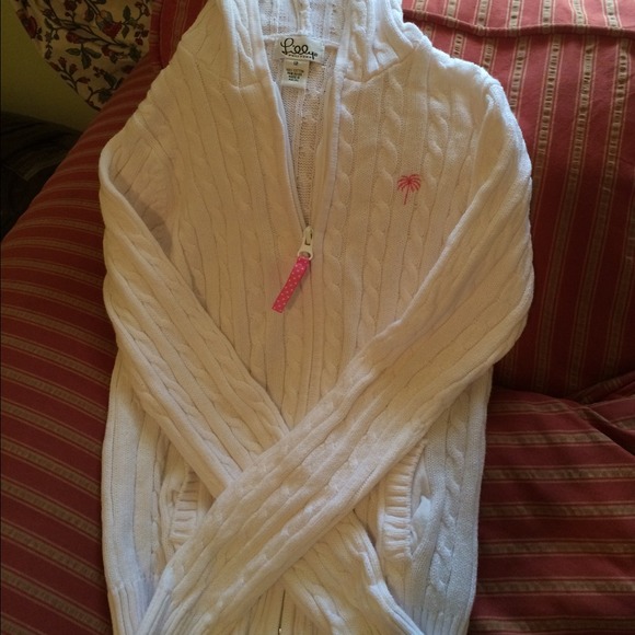 Kids Lilly Pulitzer white sweater