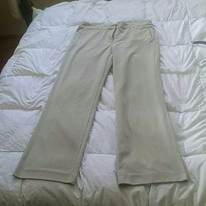 Chic light tan trousers