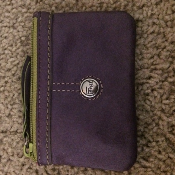 Authentic fossil card holder