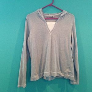 Croft & Barrow stretch hooded long sleeve shirt