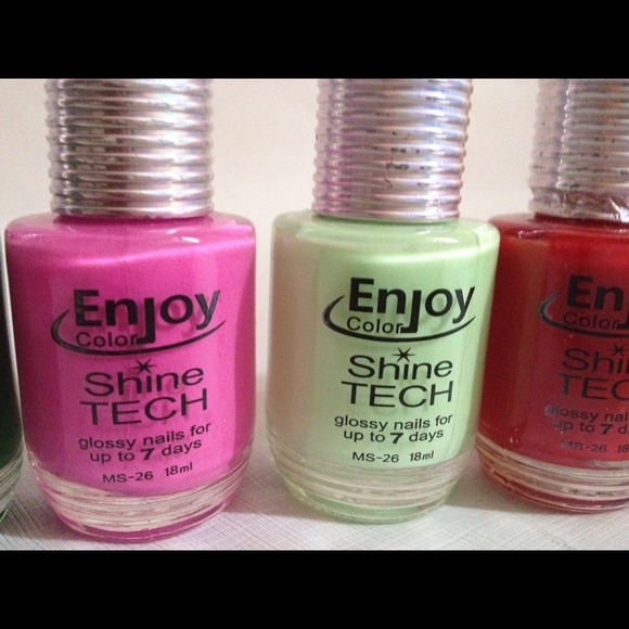 7 day 6 color nail polish set