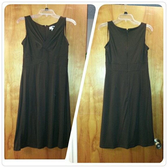 Chocolate Brown Casual Daytime Dress