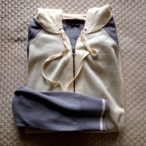 Theory Men's  Wool Zip Hooded Sweater