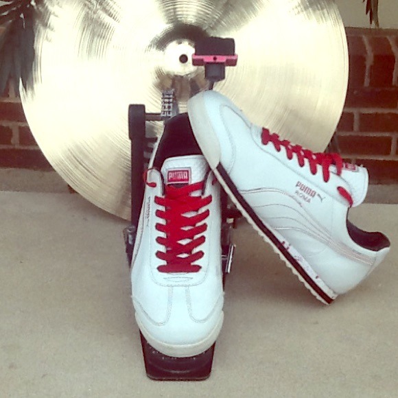 White,red and black PUMA ROMA