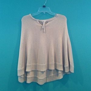 Boutique Forever 21 Beige Poncho