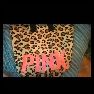 VS big tote PINK . Cheetah Print Pink