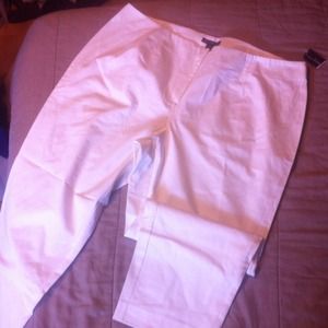 ️22W White I.N.C Woman dress pants 39.5" long NWT