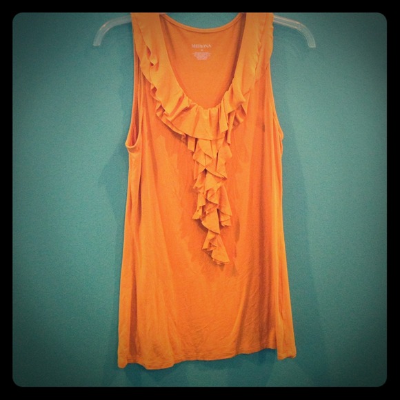 Merona mustard yellow top