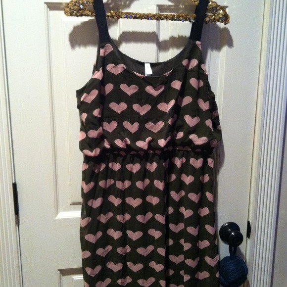 Dress with hearts