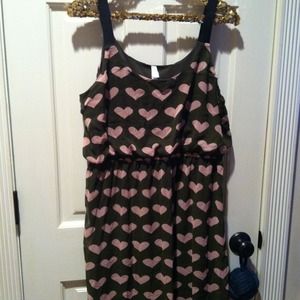 Dress with hearts
