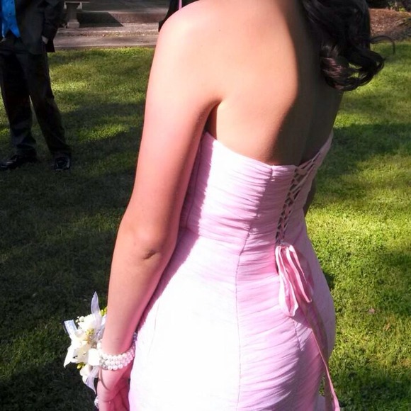 Baby pink, evening gown. Worn once, beautiful! 👑 - Picture 4 of 4