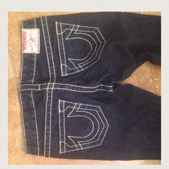 💯Authentic True Religion Dark Jeans