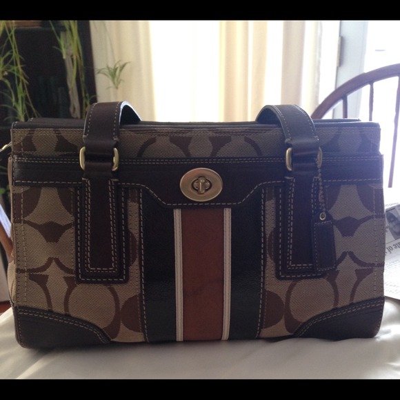 Coach brown satchel