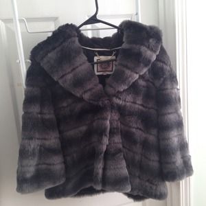Juicy Couture Faux Fur Jacket